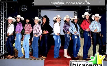 Cerimônia escolhe candidatas a rainha do Ibirarema Rodeio Fest 2016